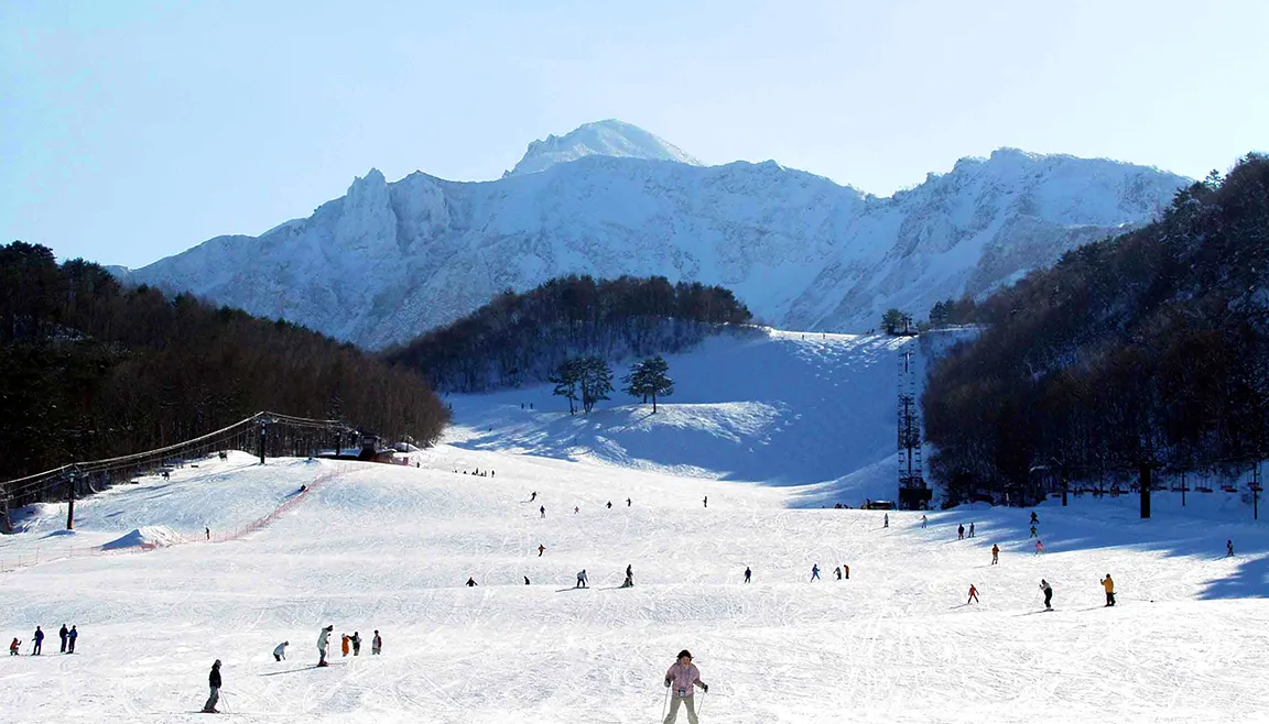 裏磐梯スキー場着