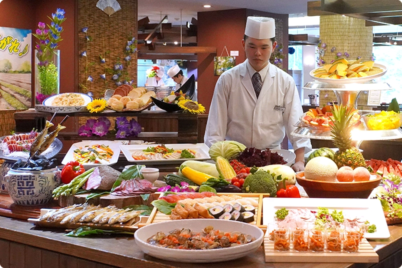 .幅広いメニューで好きなものを好きなだけ