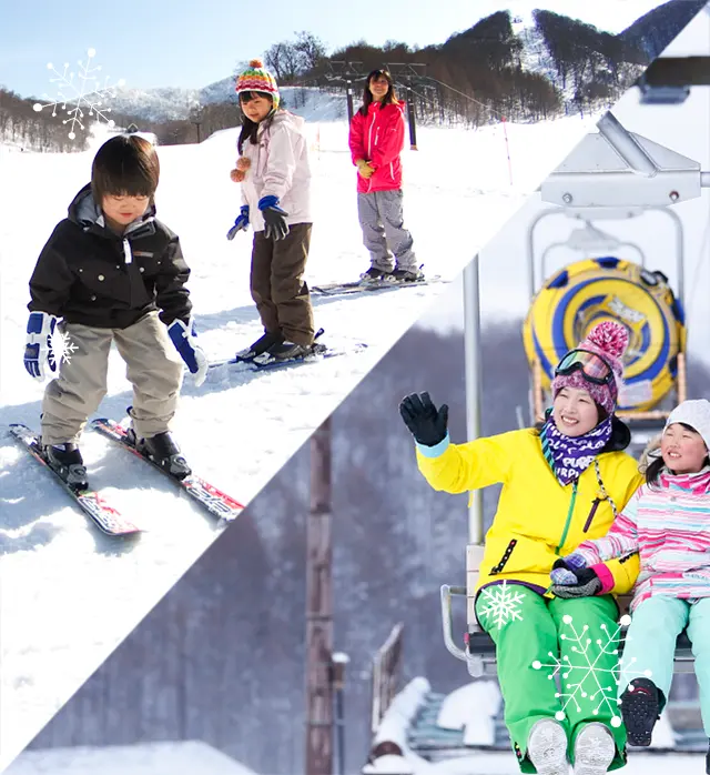 手ぶらでラクラク♪ファミリー応援！裏磐梯レイクリゾートでスキーデビュー 